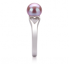 6-7mm di Perle Acqua Dolce Anello en Jessica Lavanda