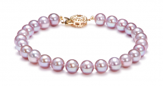 6-6.5mm di Perle Acqua Dolce Parure en Lavanda