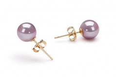 6-6.5mm di Perle Acqua Dolce Parure en Lavanda