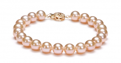 7-8mm di Perle Acqua Dolce Parure en Rosa