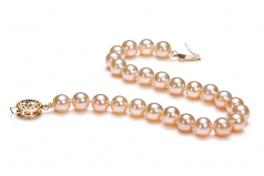 6-6.5mm AAAA Quality di Perle Acqua Dolce Bracciale in Rosa