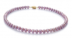 6-6.5mm di Perle Acqua Dolce Parure en Lavanda