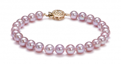 6-6.5mm di Perle Acqua Dolce Parure en Lavanda