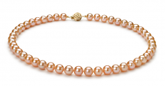 7-8mm di Perle Acqua Dolce Parure en Rosa