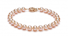 6-7mm di Perle Acqua Dolce Parure en Rosa