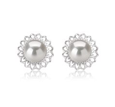 12-13mm di Perle Acqua Dolce - Edison Orecchini en Edison Margot Bianco