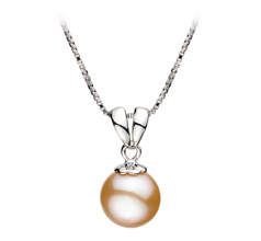 9-10mm di Perle Acqua Dolce Pendente en Sally Rosa