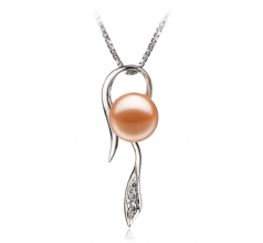 7-8mm di Perle Acqua Dolce Pendente en Jennifer Rosa