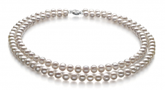 6-7mm di Perle Acqua Dolce Parure en Juliane Bianco