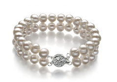 6-7mm di Perle Acqua Dolce Parure en Juliane Bianco