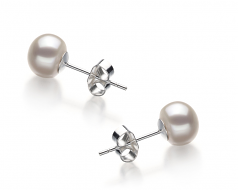 6-7mm di Perle Acqua Dolce Parure en Juliane Bianco