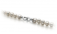 8-9mm di Perle Acqua Dolce Collana en Sinead Bianco