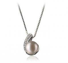 7-8mm di Perle Acqua Dolce Pendente en Claudia Bianco