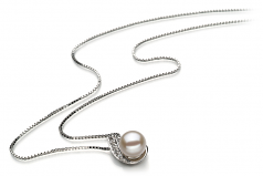 7-8mm di Perle Acqua Dolce Pendente en Claudia Bianco