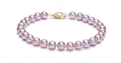6-6.5mm di Perle Acqua Dolce Parure en Lavanda