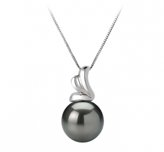 10-10.5mm Di Tahiti Pendente en Mara Nero