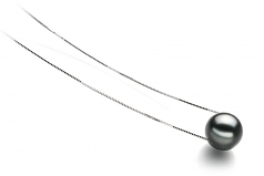 10-11mm Di Tahiti Pendente en Cristina Nero