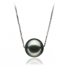 12-13mm Di Tahiti Pendente en Cristina Nero