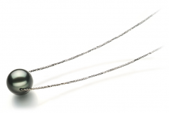 12-13mm Di Tahiti Pendente en Cristina Nero
