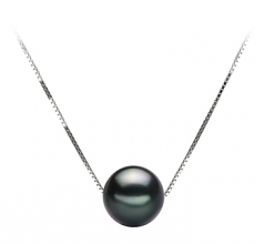 8-9mm Di Tahiti Pendente en Cristina Nero