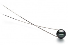 8-9mm Di Tahiti Pendente en Cristina Nero