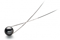 9-10mm Di Tahiti Pendente en Cristina Nero
