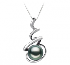 8-9mm Di Tahiti Pendente en Eldova Nero