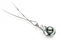 8-9mm Di Tahiti Pendente en Eldova Nero