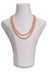 7-8mm di Perle Acqua Dolce Collana en Jamilia Rosa