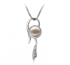 7-8mm di Perle Acqua Dolce Pendente en Jennifer Bianco