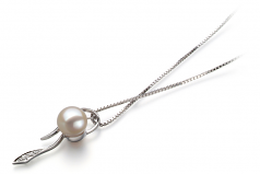 7-8mm di Perle Acqua Dolce Pendente en Jennifer Bianco