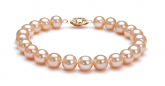 7-8mm di Perle Acqua Dolce Parure en Rosa