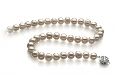 6-7mm di Perle Acqua Dolce Collana en Beatitudine Bianco