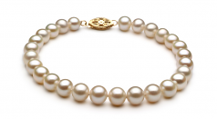 6-7mm di Perle Acqua Dolce Parure en Bianco