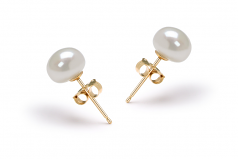6-7mm di Perle Acqua Dolce Parure en Liska Bianco