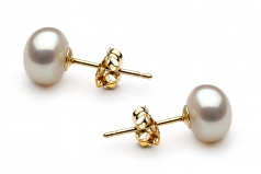 6-7mm di Perle Acqua Dolce Parure en Lucille Bianco