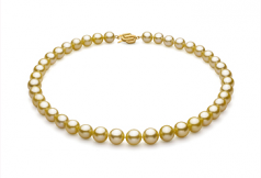 9-11.7mm Dei Mari del Sud Collana en Oro