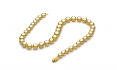 9-11.8mm Dei Mari del Sud Collana en Oro