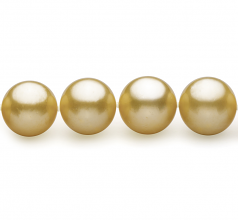 9-11.8mm Dei Mari del Sud Collana en Oro