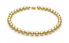 10.9-12.8mm Dei Mari del Sud Collana en Oro