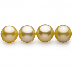 10.9-12.8mm Dei Mari del Sud Collana en Oro