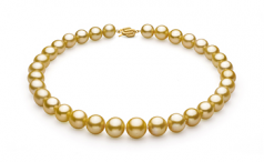 11.5-15.2mm Dei Mari del Sud Collana en Oro