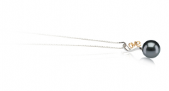 10-10.5mm Di Tahiti Pendente en Nelia Nero
