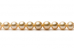 9.3-13.2mm Dei Mari del Sud Collana en 18 pollici Oro