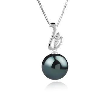 12-13mm Di Tahiti Pendente en Dixie Nero