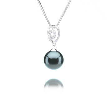 9-10mm Di Tahiti Pendente en Kimberly Nero