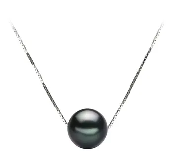 8-9mm Di Tahiti Pendente en Cristina Nero