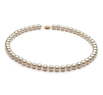 Collana Perle Acqua Dolce bianche 4-7mm