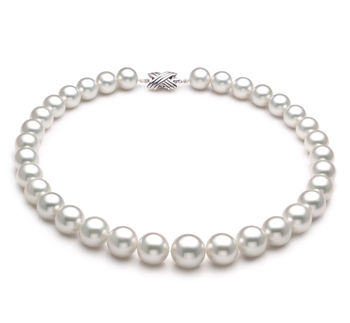 12-16mm Dei Mari del Sud Collana en Bianco
