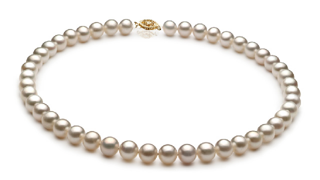 View Collana di perle d'acqua dolce bianche collection